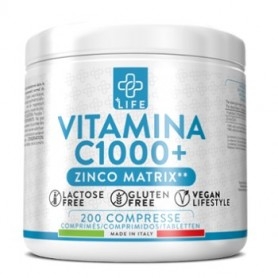 Vitamina C +Life, Vitamina C 1000, 200 cpr