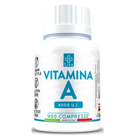 Vitamina A +Life, Vitamina A, 400 cpr
