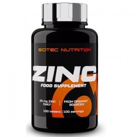 Zinco e Magnesio Scitec Nutrition, Zinc, 100 cpr