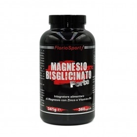 Zinco e Magnesio FlorioSport, Magnesio Bisglicinato Forte, 360 cps