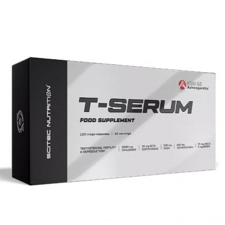 Equilibrio del Testosterone Scitec Nutrition, T-Serum, 120 cps